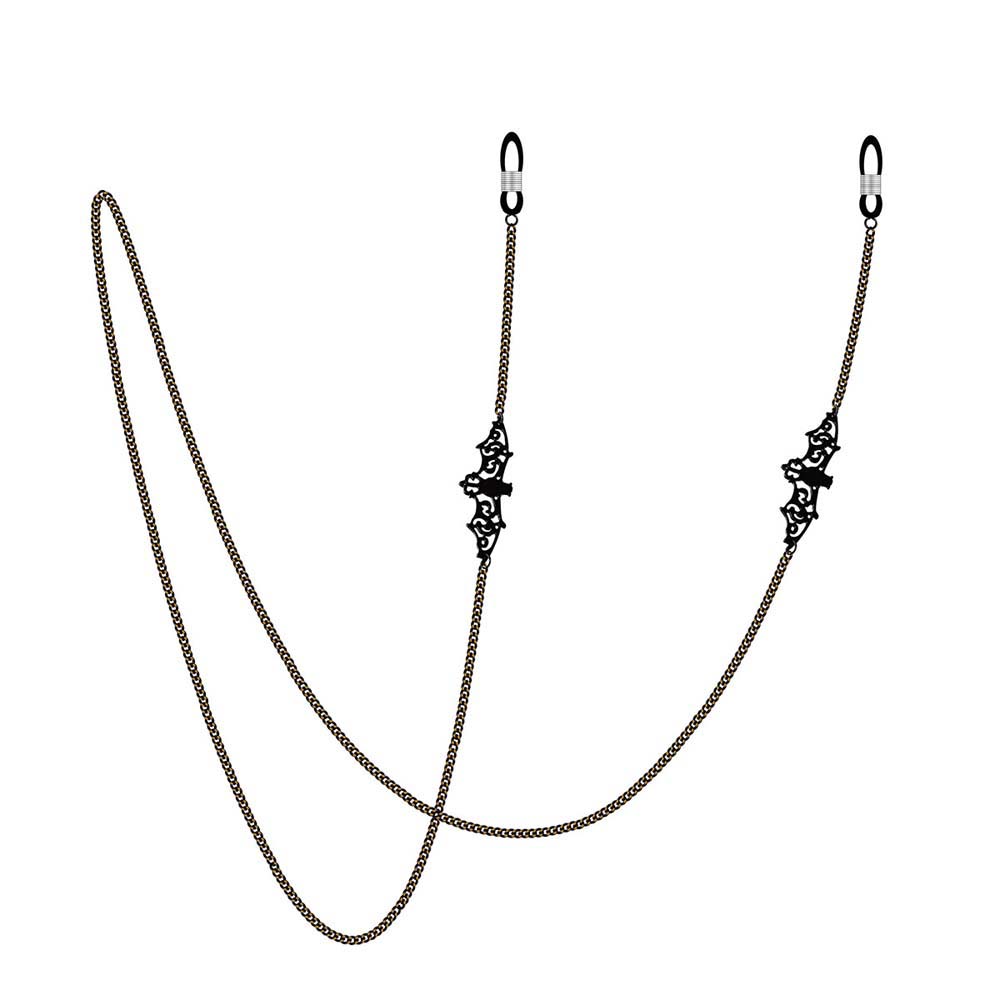 Mask Chain Holder - Cordon de maintien antidérapant tendance noir